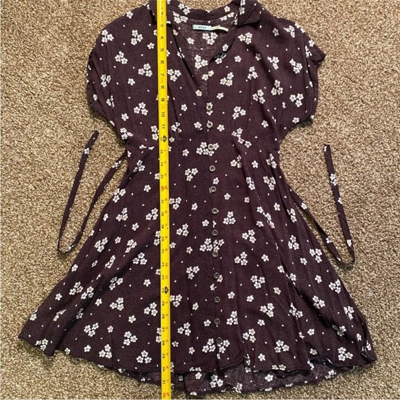 Kimchi Blue Lucy Floral Printed Shirt Dress Size XS - Picture 13 of 15